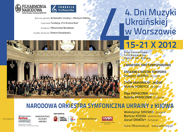 IV Dni Muzyki Ukraińskiej W Warszawie